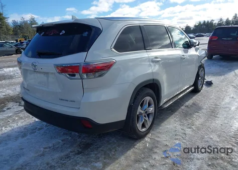 2014 Toyota Highlander Limited Platinum V6 z USA, uszkodzony, nr VIN 5TDDKRFH1ES063352